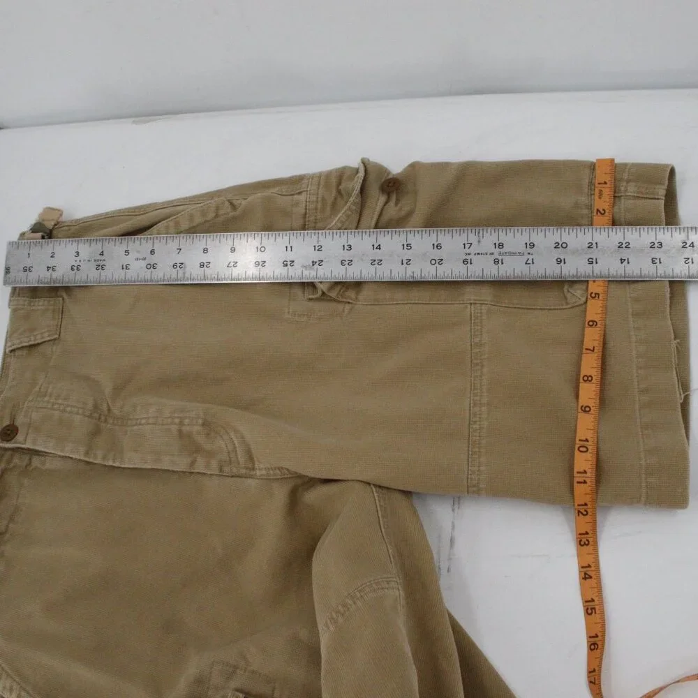 Vintage Y2K Abercrombie and Fitch Cargo Shorts Mens 32 34x11 military side cinch